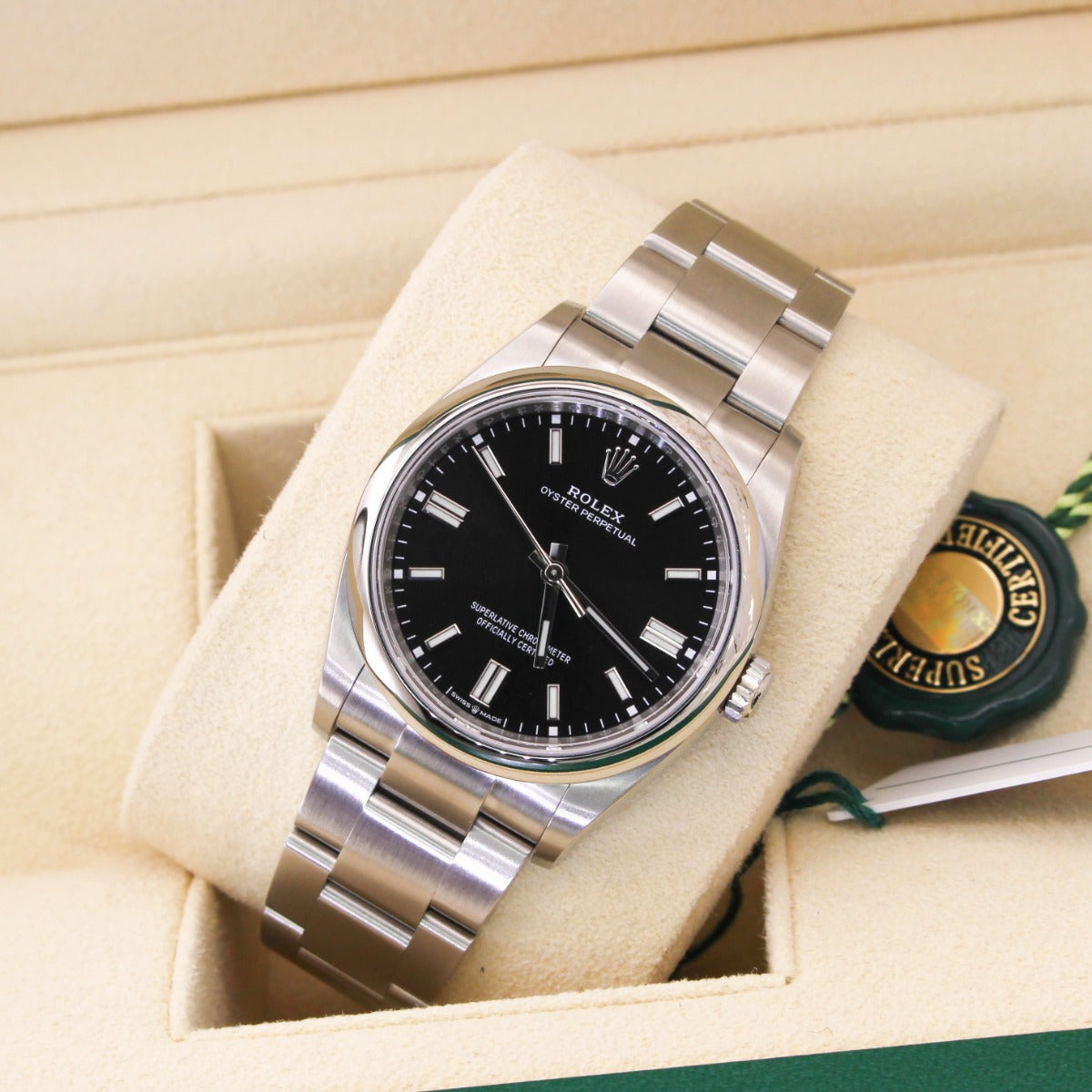 Rolex Oyster Perpetual 36 126000 Black Dial 2022 Unworn